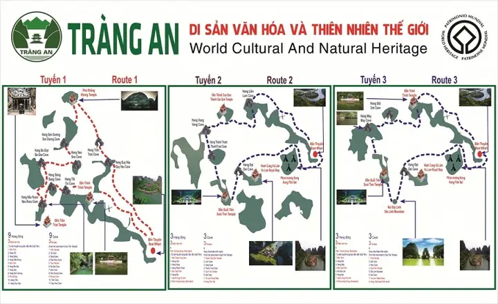 Bản Đồ Khu Du Lịch Tràng An Ninh Bình: Hướng Dẫn Chi Tiết Và Các Tuyến Điểm Tham Quan
