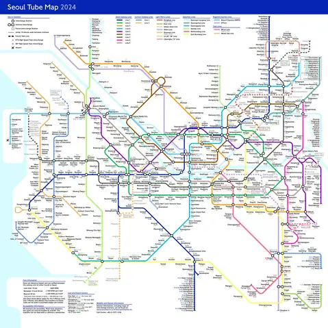 Cẩm Nang Toàn Diện Về Bản Đồ Tàu Điện Ngầm Seoul Dành Cho Du Khách