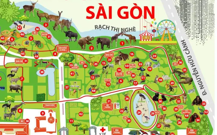 Bản Đồ Thảo Cầm Viên Sài Gòn: Hướng Dẫn Tham Quan Chi Tiết & Kinh Nghiệm Bỏ Túi Bản Đồ Thảo Cầm Viên Sài Gòn: Hướng Dẫn Tham Quan Chi Tiết & Kinh Nghiệm Bỏ Túi