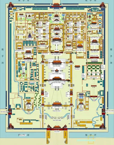 Bản Đồ Tử Cấm Thành Bắc Kinh: Sơ Đồ Chi Tiết & Điểm Tham Quan Đinh Bản Đồ Tử Cấm Thành Bắc Kinh: Sơ Đồ Chi Tiết & Điểm Tham Quan Đinh