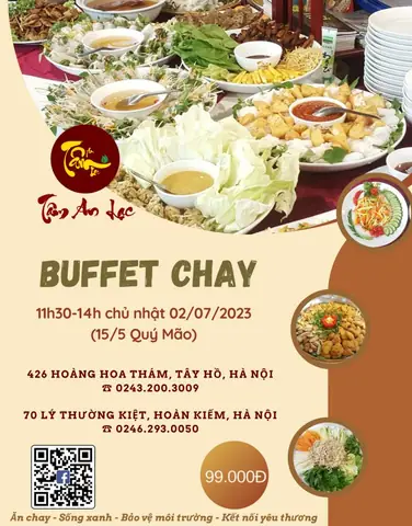 Buffet Chay An Lạc Hà Nội: Review, Giá & Địa Chỉ Quán Ngon Buffet Chay An Lạc Hà Nội: Review, Giá & Địa Chỉ Quán Ngon