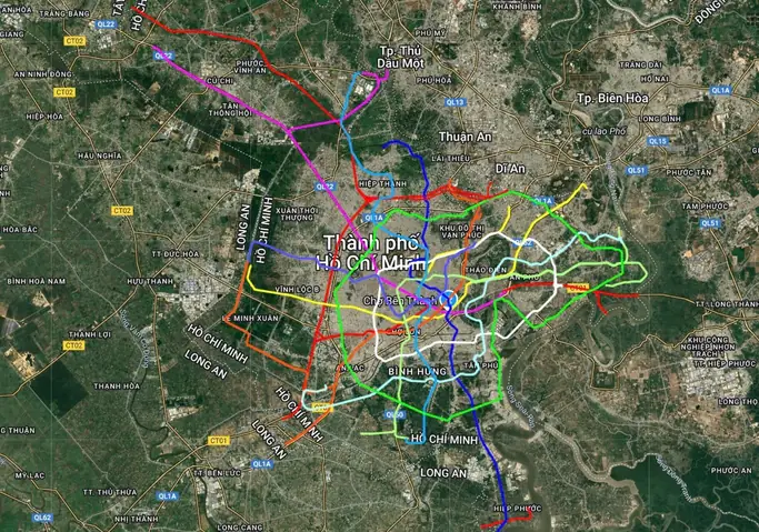 Bản Đồ Chi Tiết 12+ Tuyến Metro Tp.hcm: Lộ Trình, Nhà Ga Và Tiến Độ Cập Nhật 2025