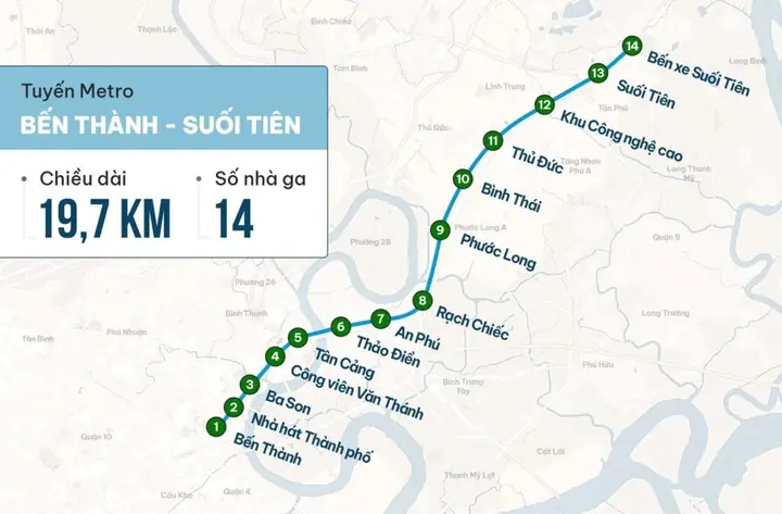 Bản Đồ Chi Tiết 12+ Tuyến Metro Tp.hcm: Lộ Trình, Nhà Ga Và Tiến Độ Cập Nhật 2025