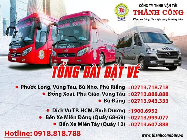Chành Xe Thành Công Bình Thạnh: Thông Tin Chi Tiết, Tuyến Đường & Cách Gửi Hàng Chành Xe Thành Công Bình Thạnh: Thông Tin Chi Tiết, Tuyến Đường & Cách Gửi Hàng