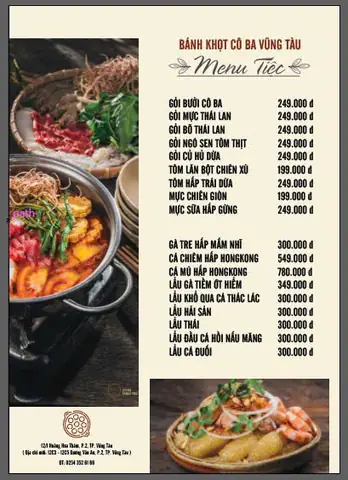 Bánh Khọt Cô Ba Vũng Tàu Quận 7: Địa Chỉ, Menu & Review Chi Tiết
