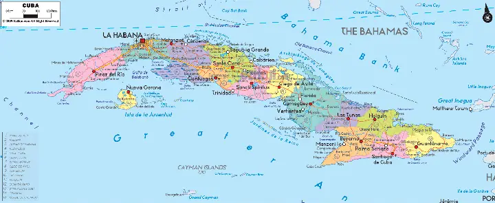 Cuba Ở Đâu Trên Bản Đồ Thế Giới: Vị Trí Địa Lý Và Các Thông Tin Liên Quan