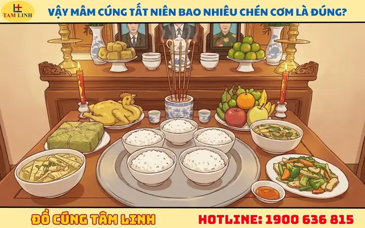 Cúng Tất Niên Bao Nhiêu Chén Cơm Là Đúng Phong Tục Và Ý Nghĩa?