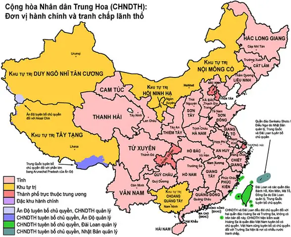 Danh Sách 34 Tỉnh Thành Trung Quốc: Tổng Quan Và Phân Loại Đơn Vị Hành Chính