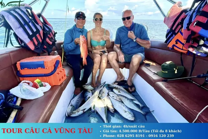 Dịch Vụ Câu Cá Biển Vũng Tàu: Trọn Gói Trải Nghiệm, Thuê Tàu & Cano