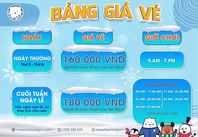 Giá Vé Trượt Tuyết Quận 2: Cập Nhật Mới Nhất & Kinh Nghiệm Vui Chơi Tại Snow Town