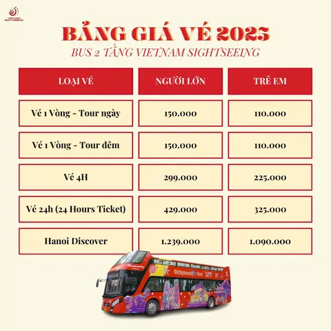 Giá Vé Xe Bus 2 Tầng Hà Nội City Tour: Cập Nhật Mới Nhất 2024 Giá Vé Xe Bus 2 Tầng Hà Nội City Tour: Cập Nhật Mới Nhất 2024