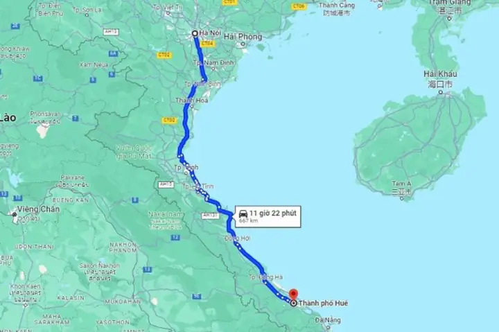 Huế Cách Hà Nội Bao Nhiêu Km? Khoảng Cách & Lộ Trình Di Chuyển Chi Tiết Huế Cách Hà Nội Bao Nhiêu Km? Khoảng Cách & Lộ Trình Di Chuyển Chi Tiết