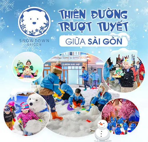 Khu Vui Chơi Tuyết Snow Town Sài Gòn: Giá Vé, Địa Chỉ & Trải Nghiệm Mùa Đông Châu Âu 43 Khu Vui Chơi Tuyết Snow Town Sài Gòn: Giá Vé, Địa Chỉ & Trải Nghiệm Mùa Đông Châu Âu