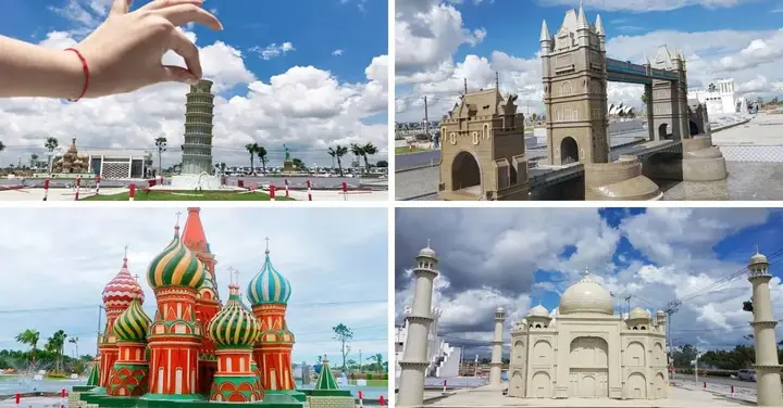 Công Viên 7 Kỳ Quan Thế Giới Long An: Khám Phá Điểm Check-in "vòng Quanh Thế Giới"