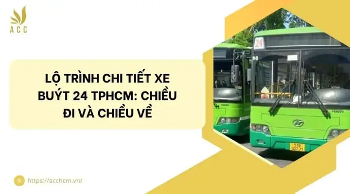 Lộ Trình Chi Tiết Xe Buýt Tuyến 24 Tphcm: Từ Bến Xe Miền Đông Đến Hóc Môn Cập Nhật 2025