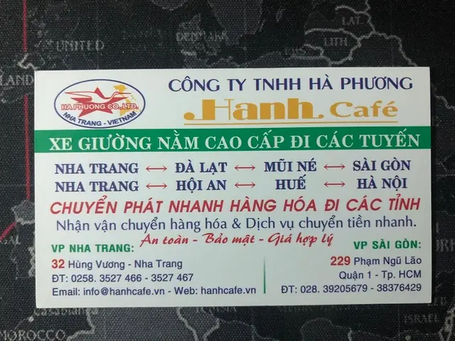 Nhà Xe Hạnh Cafe Đi Bình Thuận: Lịch Trình, Giá Vé Và Thông Tin Chi Tiết Nhà Xe Hạnh Cafe Đi Bình Thuận: Lịch Trình, Giá Vé Và Thông Tin Chi Tiết