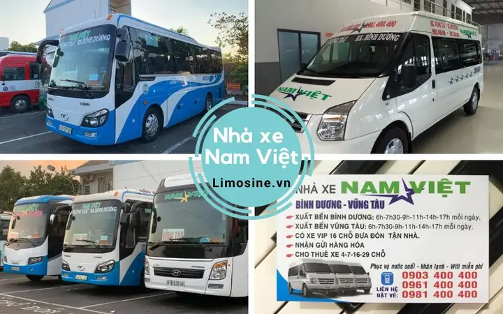 Nhà Xe Nam Việt: Thông Tin Chi Tiết Tuyến Vũng Tàu - Bình Dương (giá Vé, Lịch Trình, Số Điện Thoại) Nhà Xe Nam Việt: Thông Tin Chi Tiết Tuyến Vũng Tàu - Bình Dương (giá Vé, Lịch Trình, Số Điện Thoại)