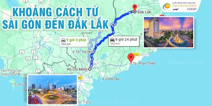 Sài Gòn Đi Đắk Lắk Bao Nhiêu Tiếng? Cập Nhật Thời Gian Di Chuyển Chi Tiết
