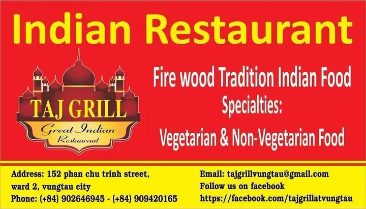 Taj Grill Vũng Tàu: Review, Địa Chỉ, Thực Đơn & Đánh Giá Chi Tiết