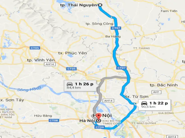 Thái Nguyên Đi Mộc Châu Bao Nhiêu Km? Khoảng Cách, Thời Gian & Cách Di Chuyển Chi Tiết