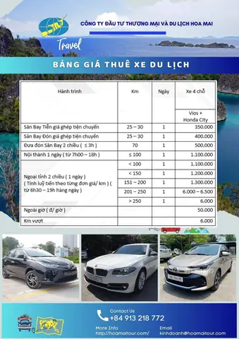 Thuê Xe 4 Chỗ Hà Nội: Bảng Giá, Kinh Nghiệm & Dịch Vụ Tốt Nhất