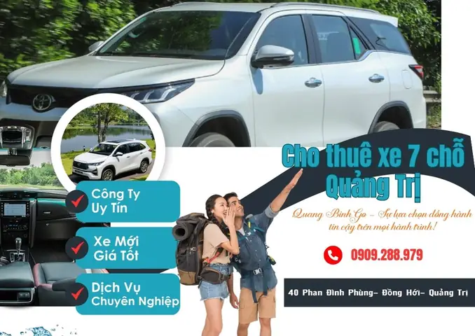 Thuê Xe 7 Chỗ Đồng Hới: Bảng Giá, Xe Đời Mới & Kinh Nghiệm Trọn Gói