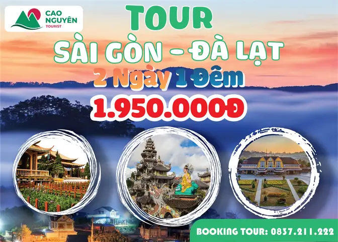 Tour Đà Lạt 1 Ngày: Trải Nghiệm Trọn Vẹn Xứ Sở Sương Mù Trong Một Ngày