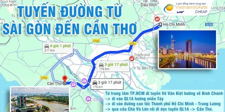 Từ Tp.hcm Đi Cần Thơ Bao Nhiêu Km? Hướng Dẫn Chi Tiết Lộ Trình Và Phương Tiện
