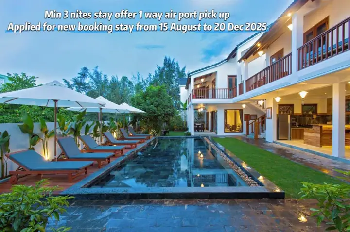 Vina Beach Pool Villas Hội An: Giá Phòng, Đánh Giá & Kinh Nghiệm Đặt Phòng Chi Tiết 2026