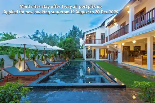 Vina Beach Pool Villas Hội An: Giá Phòng, Đánh Giá & Kinh Nghiệm Đặt Phòng Chi Tiết 2026