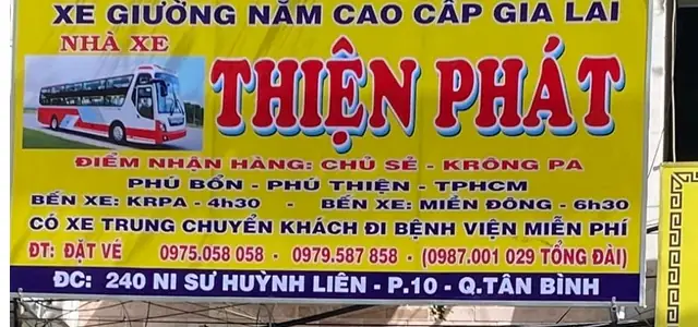 Top 5 Nhà Xe Giường Nằm Sài Gòn Đi Phú Thiện (gia Lai) Uy Tín, Giá Rẻ Top 5 Nhà Xe Giường Nằm Sài Gòn Đi Phú Thiện (gia Lai) Uy Tín, Giá Rẻ